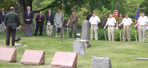 Lombard Cemetery Rededication2009